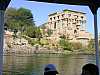 67 - Isola di Philae - Il chiostro di Traiano dal Lago Nasser